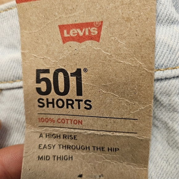 Levi's high rise easy through the hip mid thigh size 31 new with tags - Picture 5 of 5
